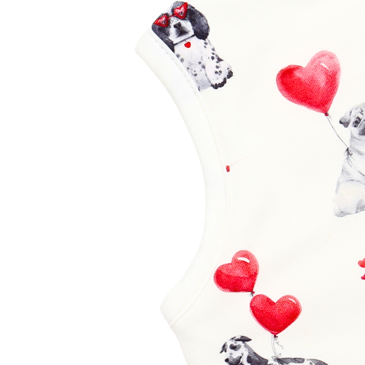 Bamboo Sleep Sack Puppy Valentine