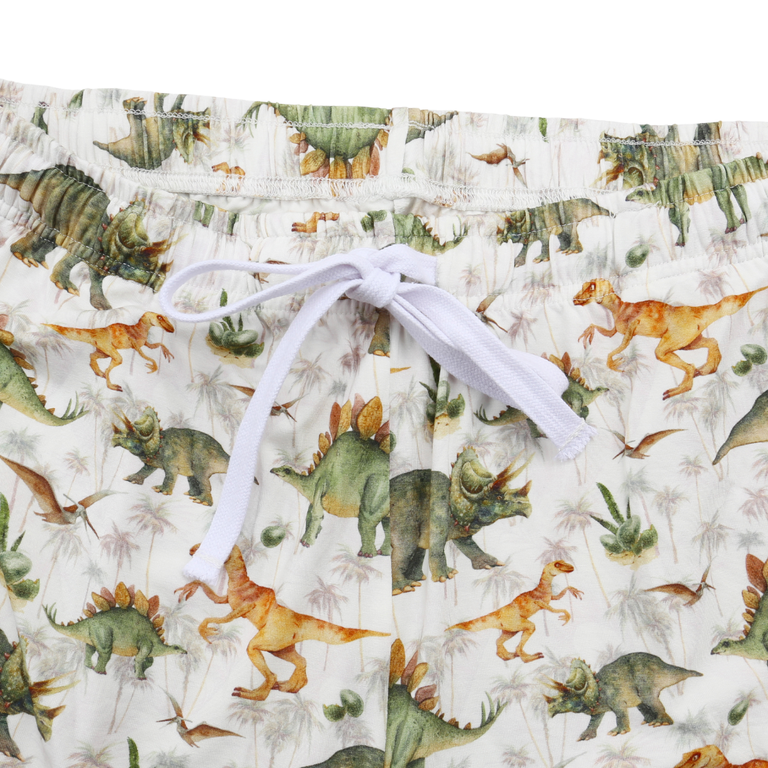 Unisex Adult Bamboo Pajama Set Dino World