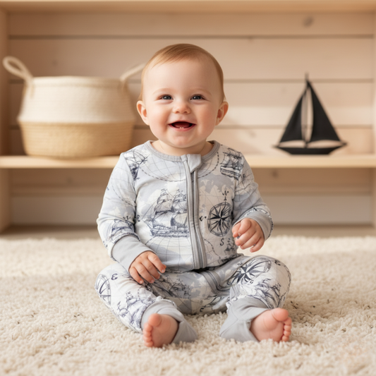 Bamboo Zippy Pajama Sailor