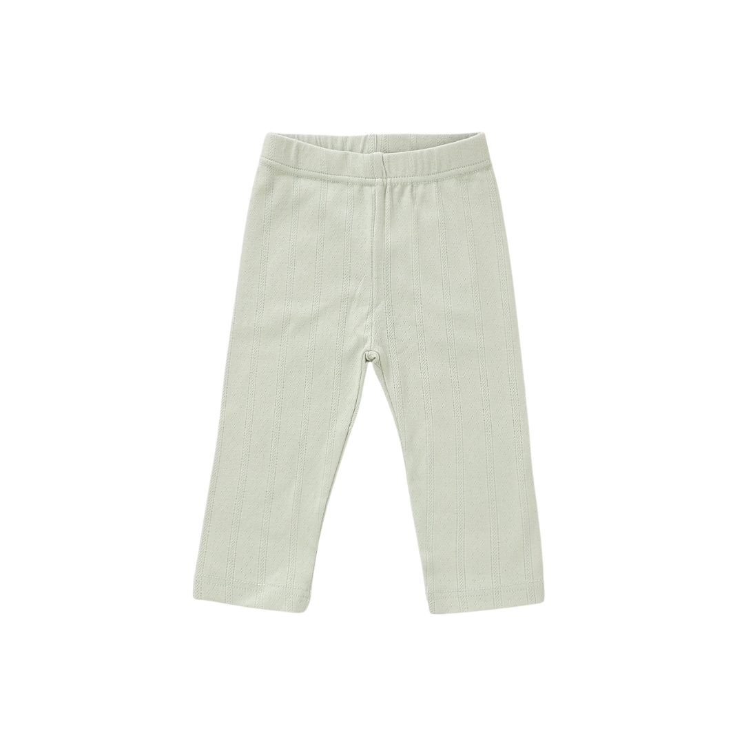 Organic Cotton Pointelle Baby Pants