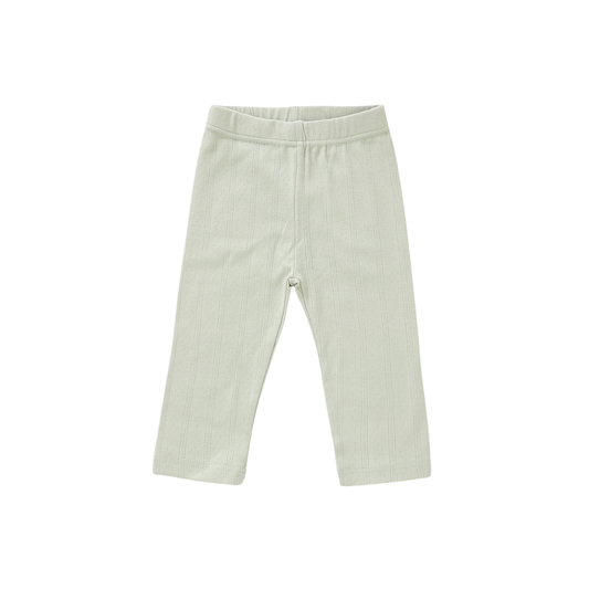 Organic Cotton Pointelle Baby Pants