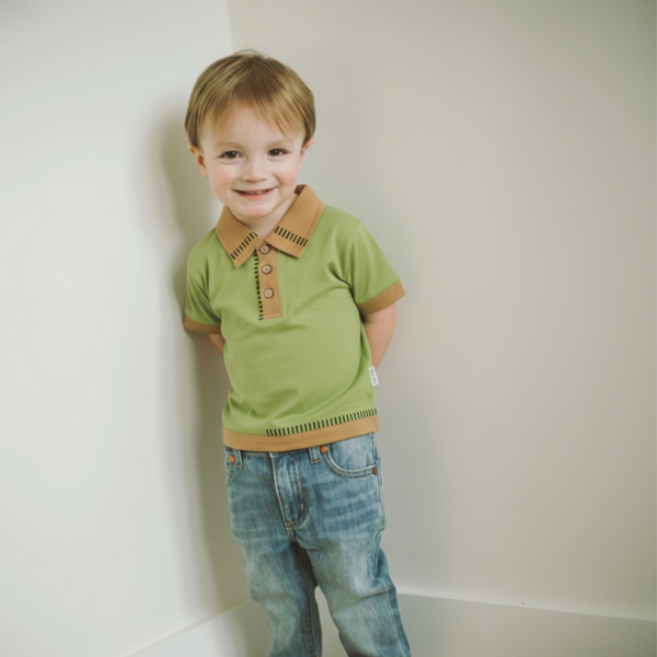 Organic Cotton Toddler Polo Shirt