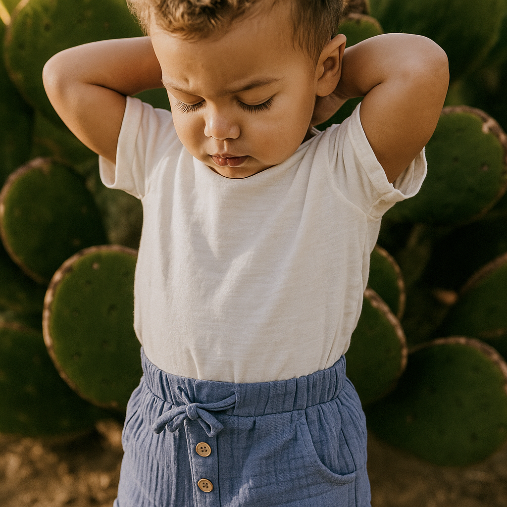 Organic Cotton Muslin Shorts