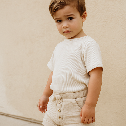Organic Cotton Muslin Shorts