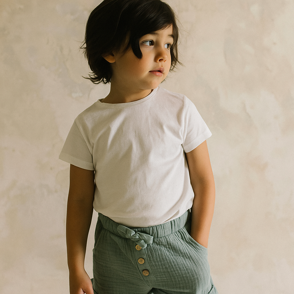 Organic Cotton Muslin Shorts