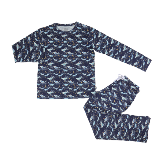 Unisex Adult Bamboo Pajama-Set Ocean Lullaby