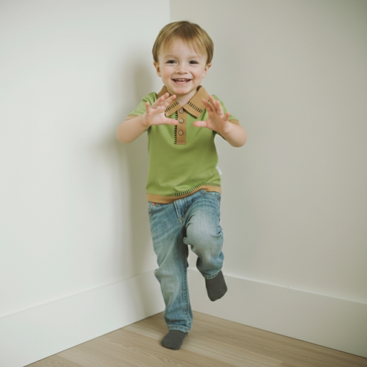 Organic Cotton Toddler Polo Shirt
