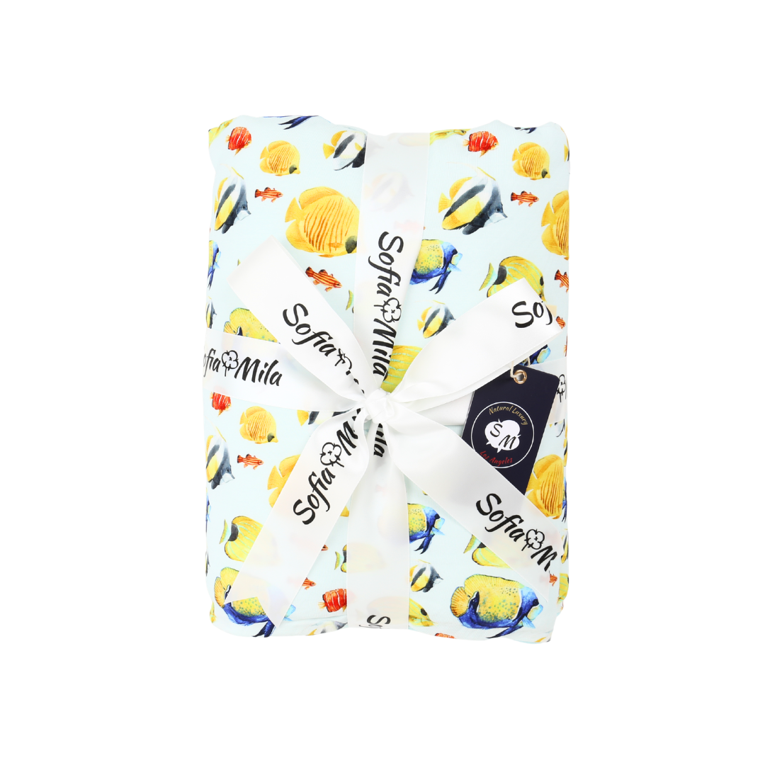 Bamboo Large Blanket Ocean Wonders