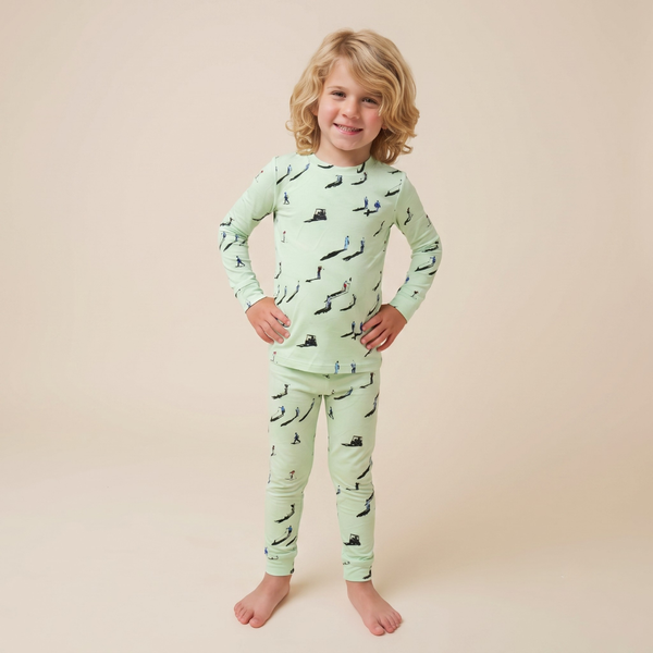 Bamboo Two-Piece Pajama Tee Time
