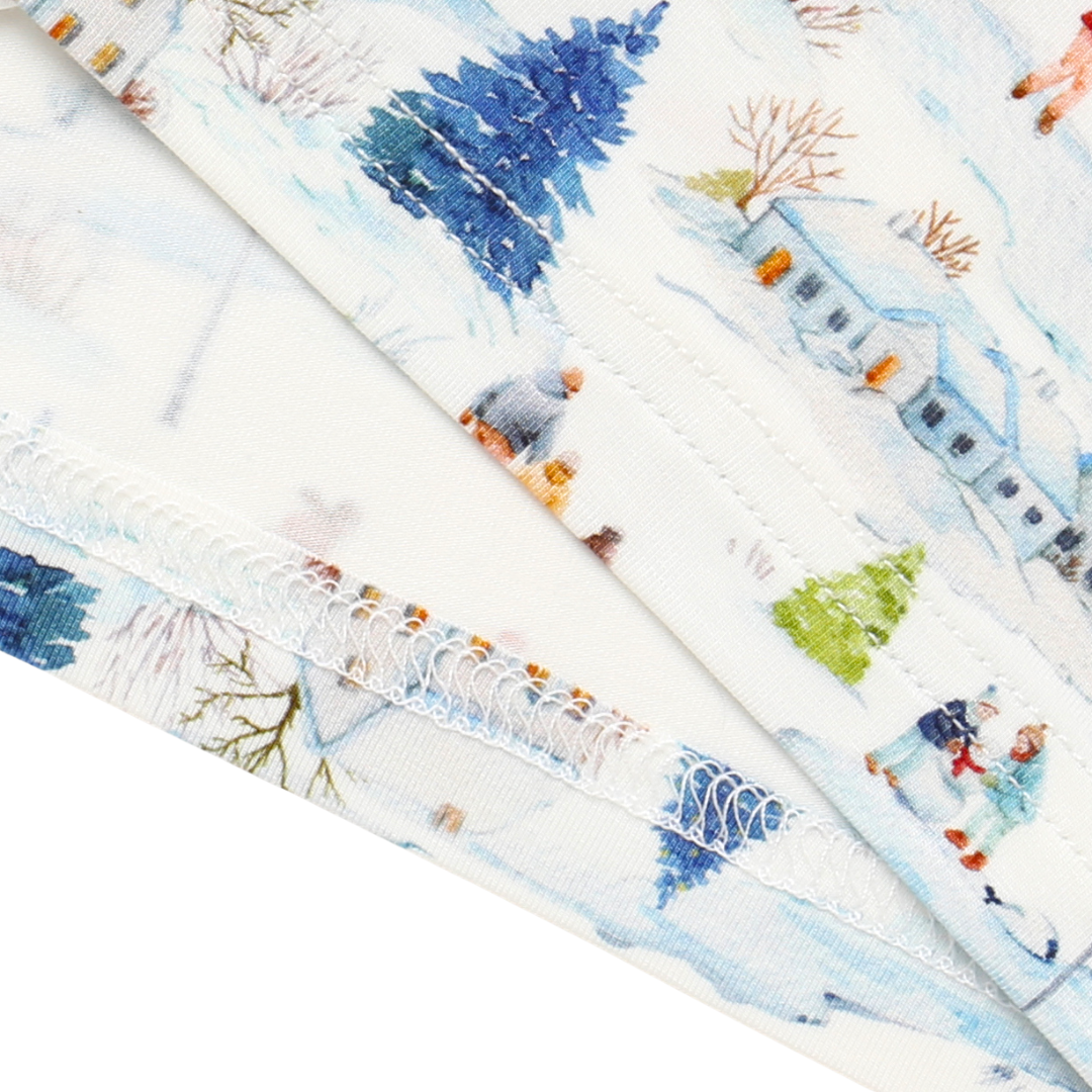 Bamboo Two-Piece Pajama Winter Village