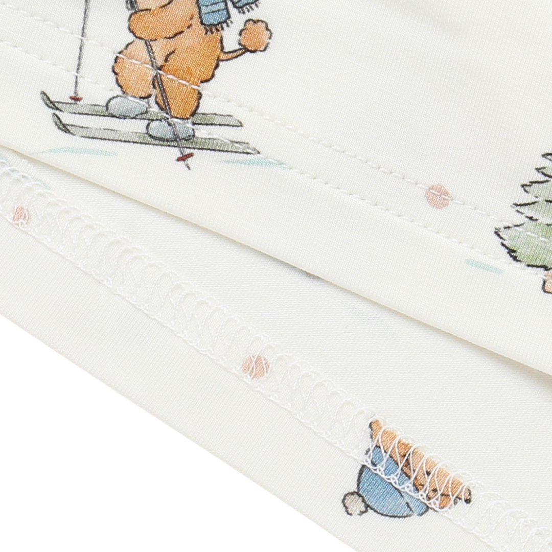 Bamboo Two-Piece Pajama Ski Pups