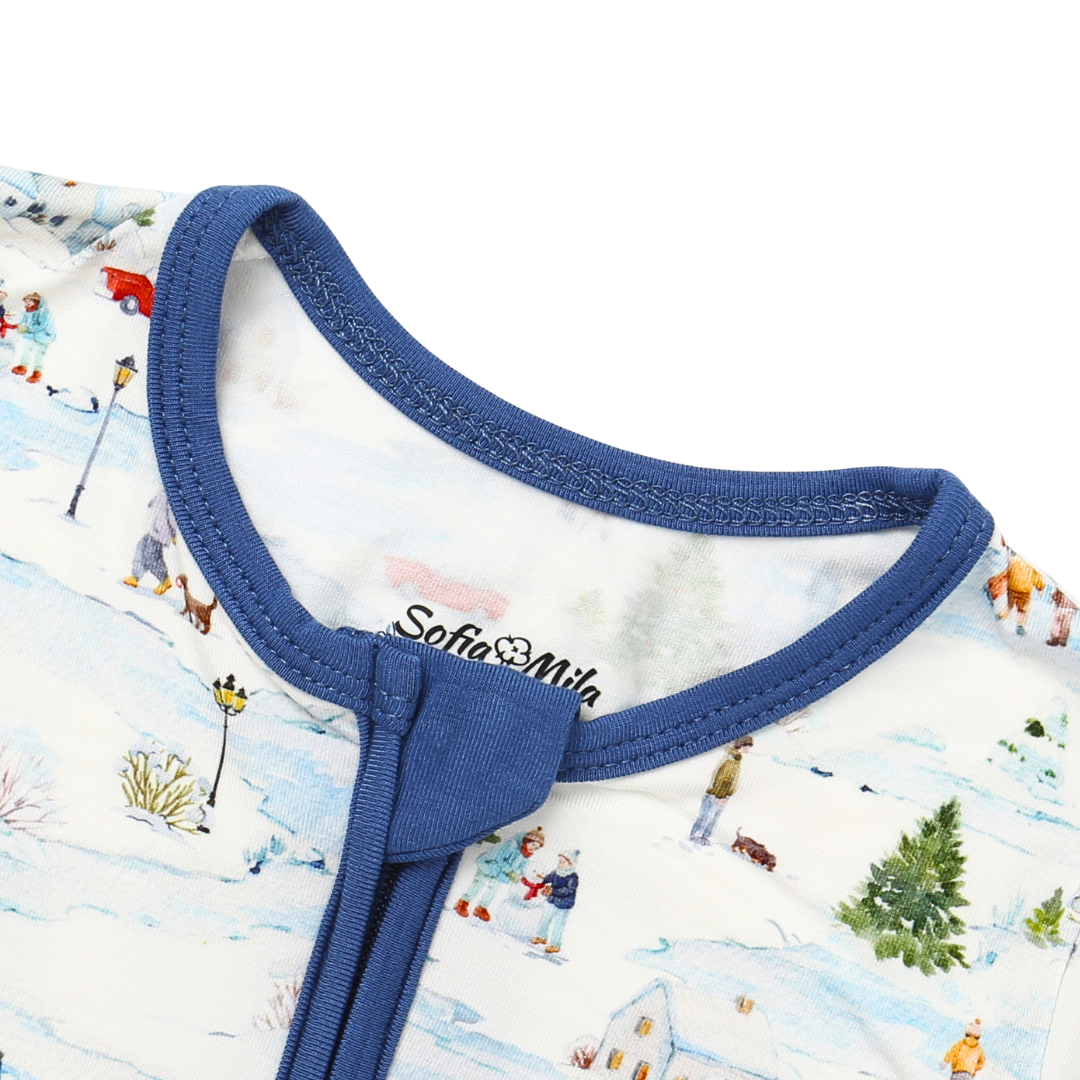 Bamboo Zippy Pajama Winter Village