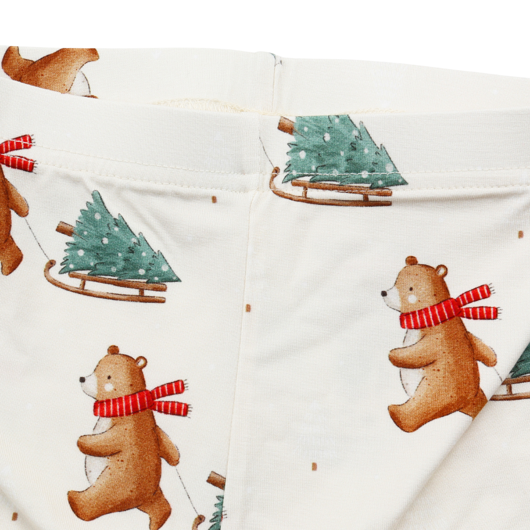 Bamboo Two-Piece Pajama Winter Bear