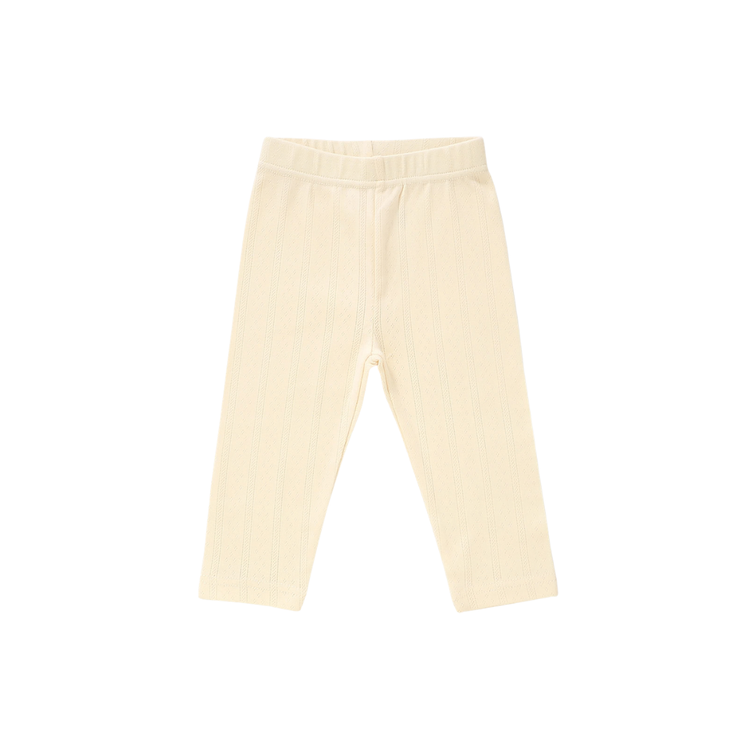 Organic Cotton Pointelle Baby Pants