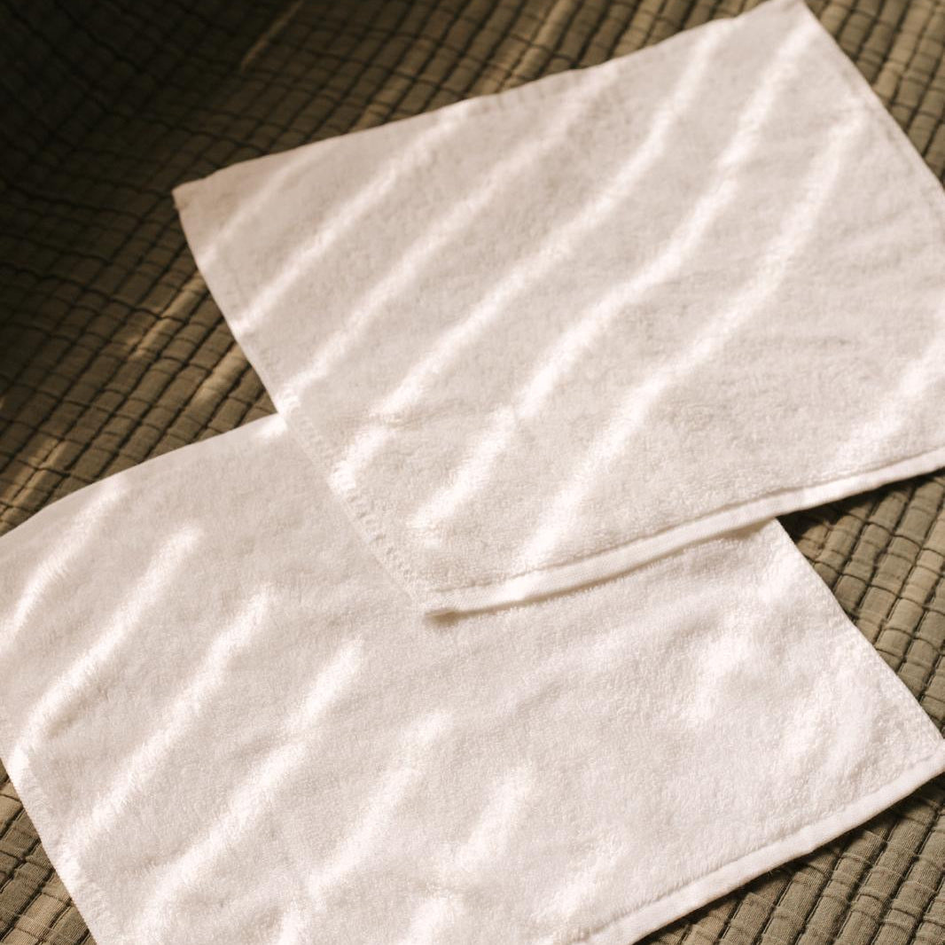 Bamboo Washcloth or Face Towel Set (2 in Pack)