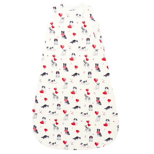 Bamboo Sleep Sack Puppy Valentine