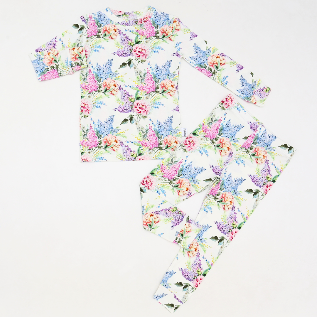 Bamboo Two-Piece Pajama Wildflower Whimsy