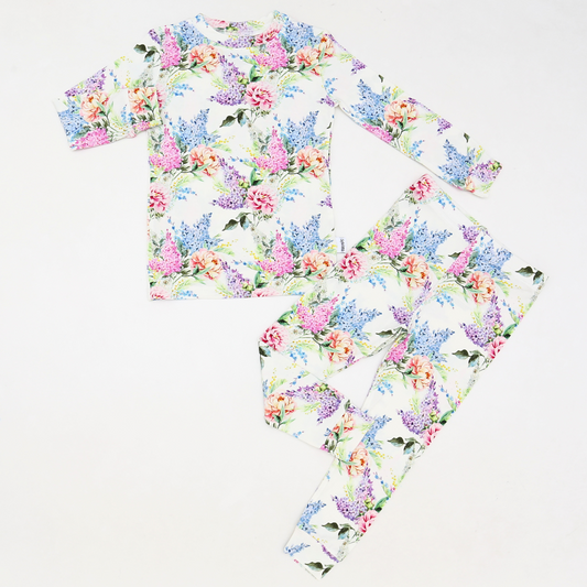 Bamboo Two-Piece Pajama Wildflower Whimsy