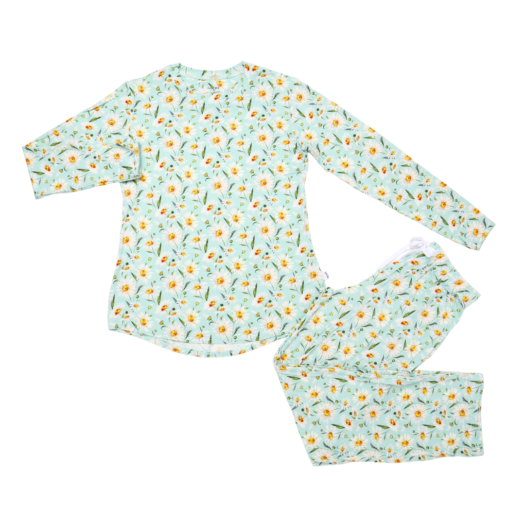 Women's Adult Bamboo Two-Piece Daisy Dreams