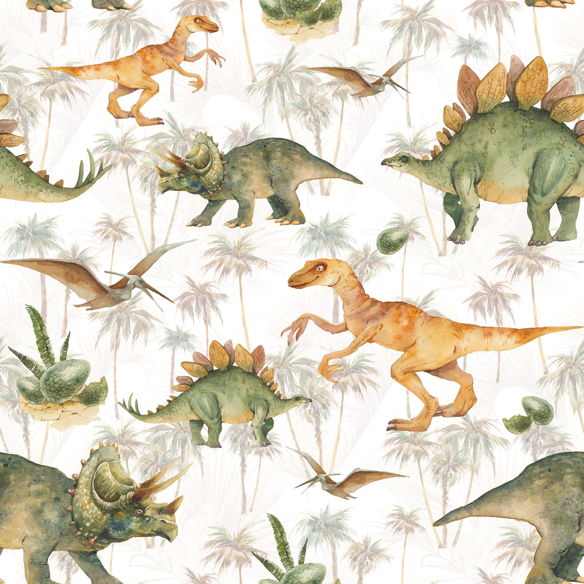 Bamboo Zippy Pajama Dino World