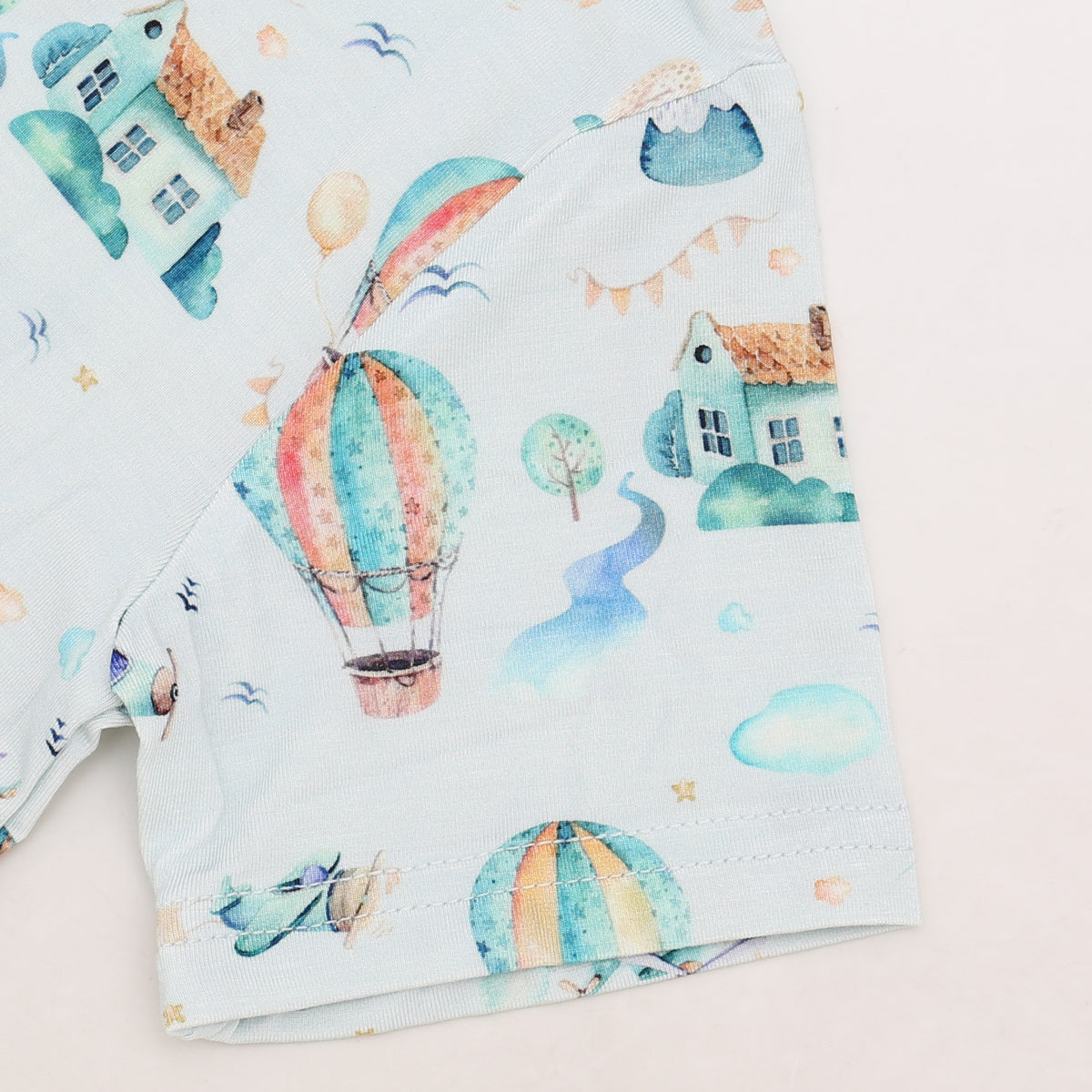 Bamboo Short Sleeve Two-Piece Set Little Voyager