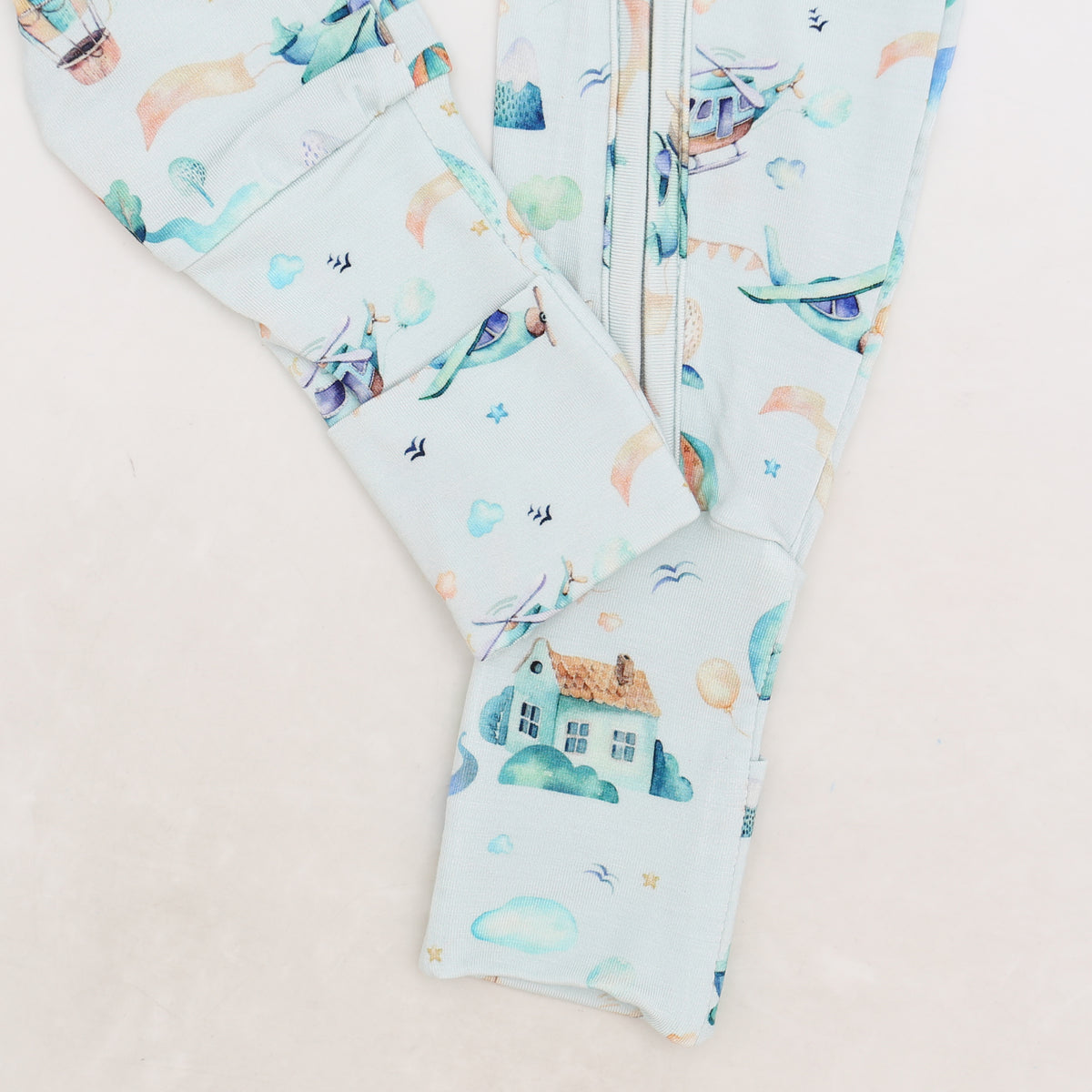 Bamboo Zippy Pajama Little Voyager