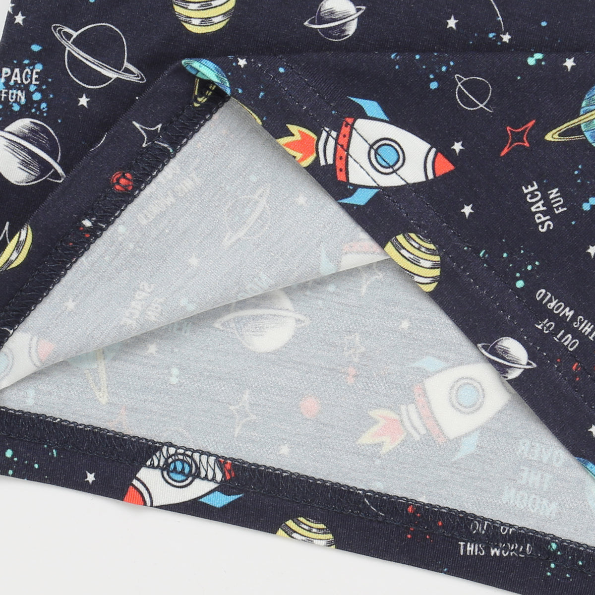Bamboo Short Sleeve Two-Piece Set Galactic Dreams
