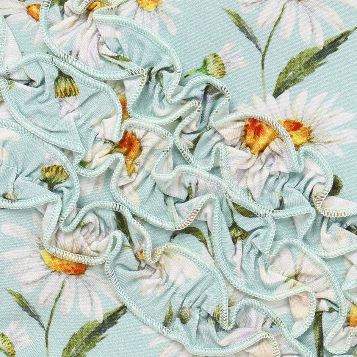 Bamboo Ruffle Zippy Pajama Daisy Dreams