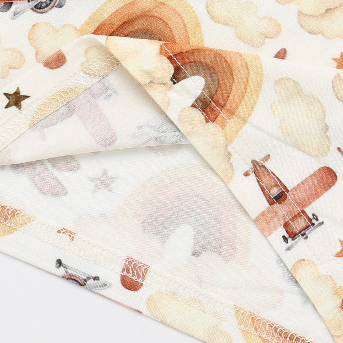 Bamboo Two-Piece Pajama Neutral Skies