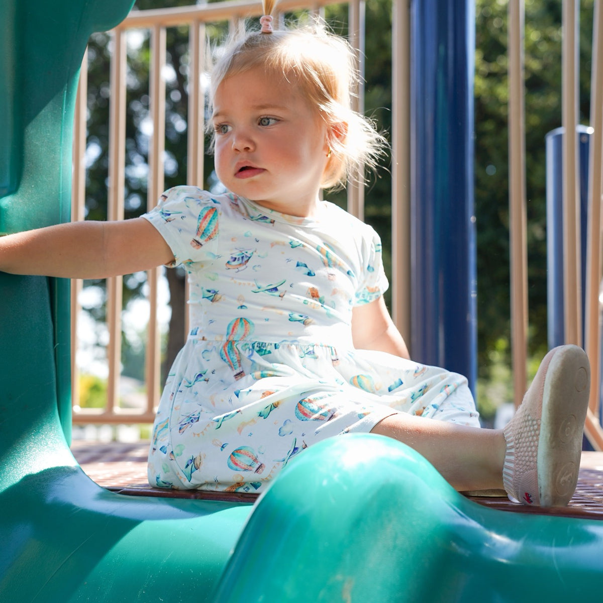 Bamboo Twirl Dress Little Voyager
