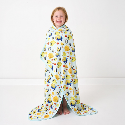 Bamboo Large Blanket Ocean Wonders