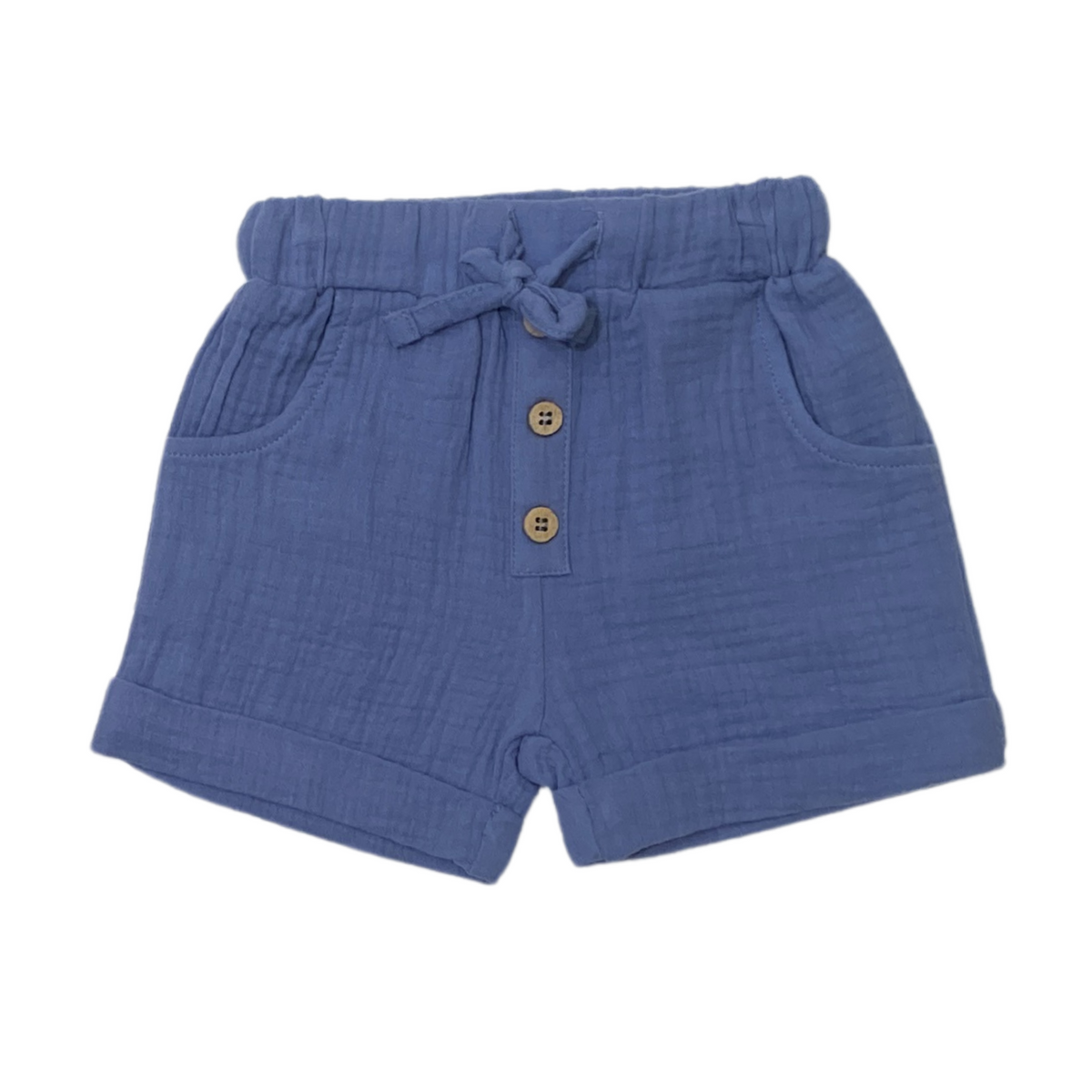 100% Organic Cotton Muslin Shorts - SofiaMila