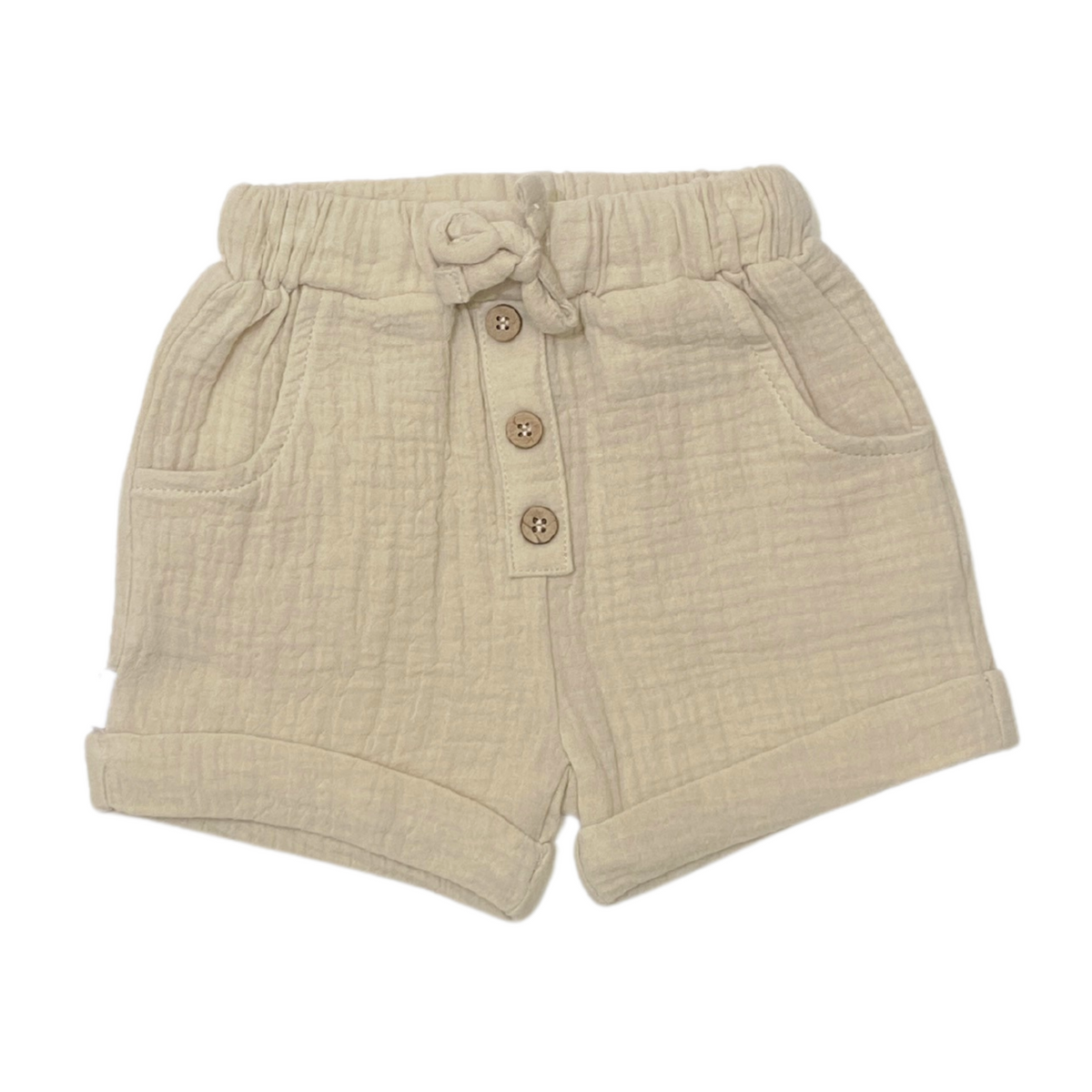 100% Organic Cotton Muslin Shorts - SofiaMila