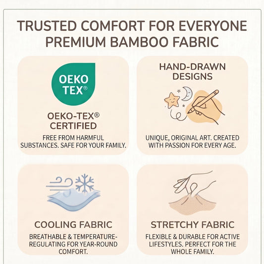Bamboo Fitted Crib Sheet Winter Bear