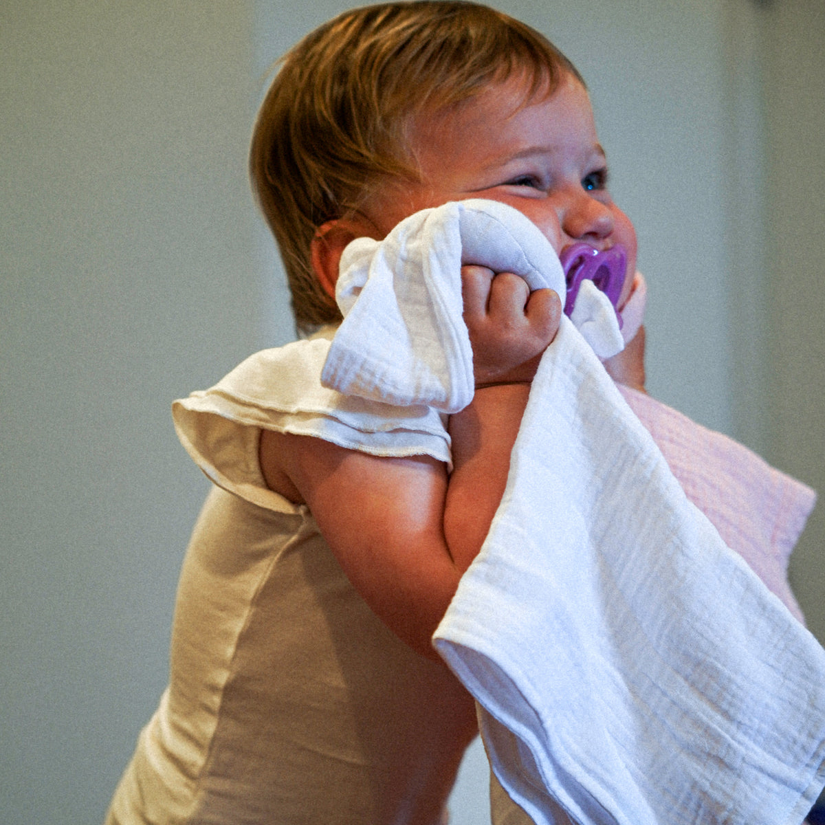 Muslin Lovey Blanket Bunny Toy for Babies and Kids - SofiaMila