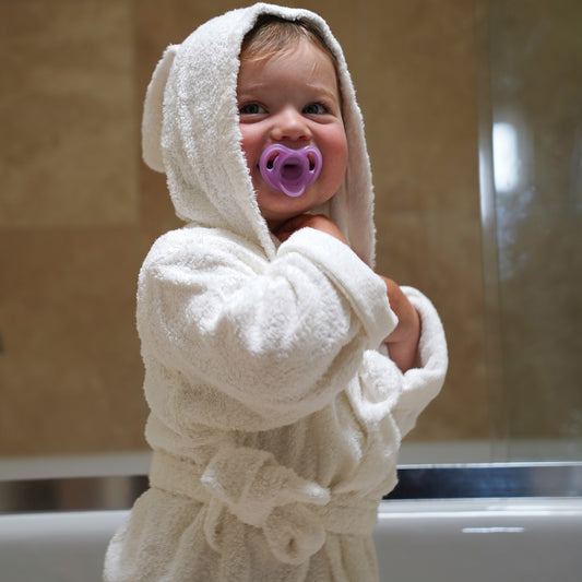 Bamboo Bathrobe With Bunny Ears For Kids - SofiaMila