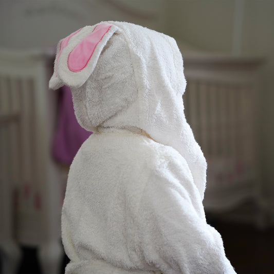 Bamboo Bathrobe With Bunny Ears For Kids - SofiaMila