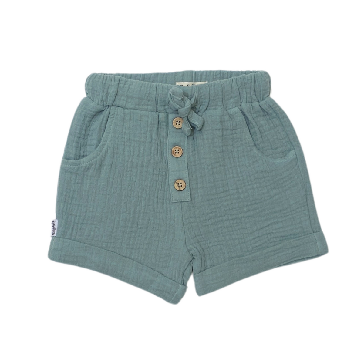 100% Organic Cotton Muslin Shorts - SofiaMila